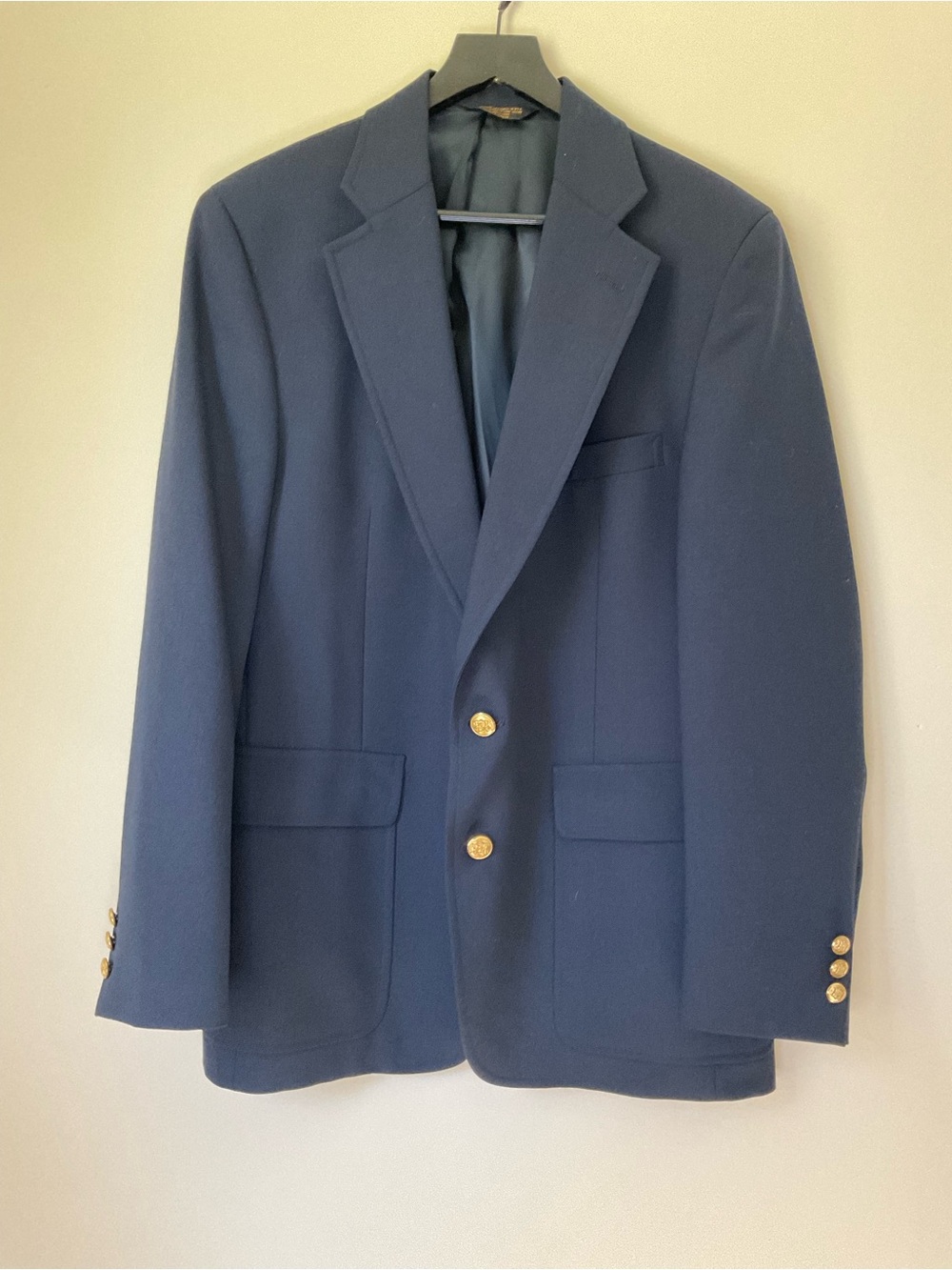 Palm Beach Navy Blazer with Gold Buttons